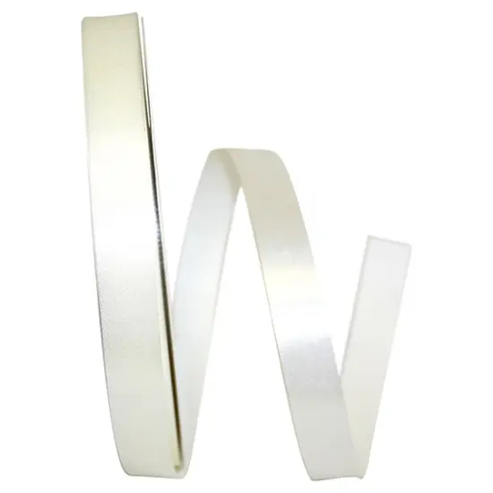 Florist Ribbons --- ⅝ inch x 100 yards --- Satin / Acetate Supreme Cooler Ribbon -- Eggshell Color {1}