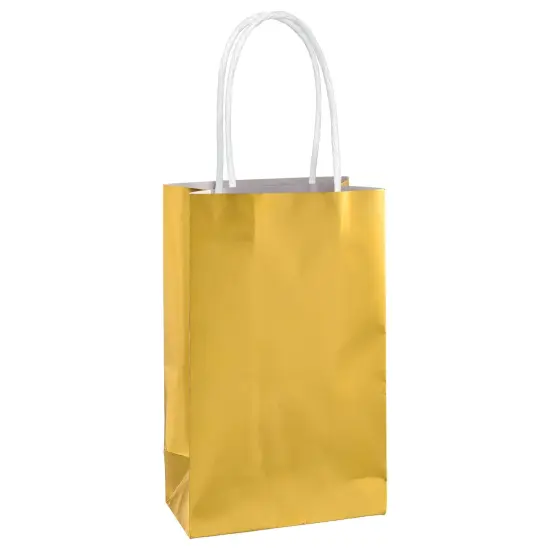 Gold Foil Paper Gift Bag, 1ct {1}