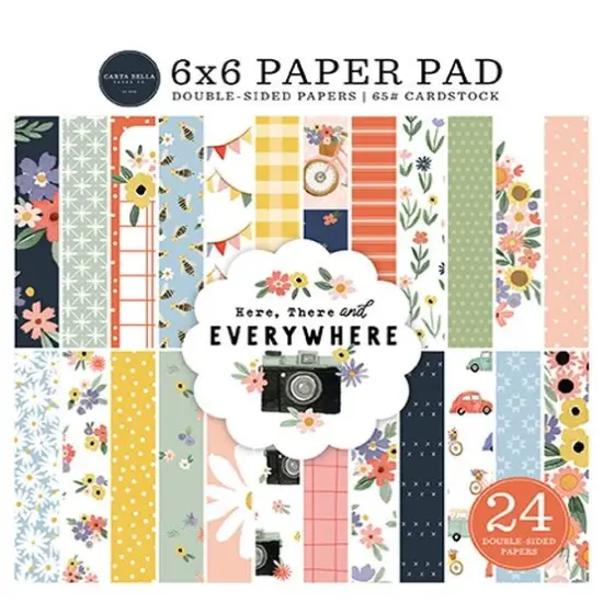 Echo Park Here,There, and Everywhere 6x6 Paper Pad {1}