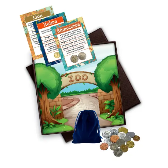 Zookeeper Coin and Trading Card Kit in Travel Box {1}