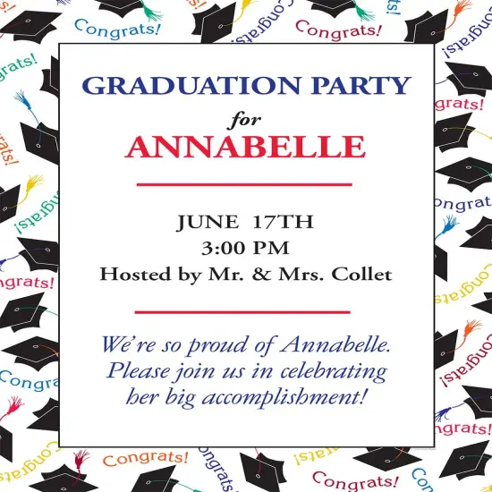 Great Papers! Graduation Stationery Letterhead, Invitations and Announcements, Printer Friendly, 8.5"x11", 80 Pack {4}