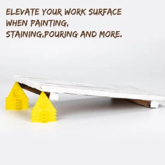 32 Pcs Pyramid Stands Painter's Painting Stands,Mini Cone Paint Stands for Canvas and Door Risers Support,Cabinet Paint Pouring {5}