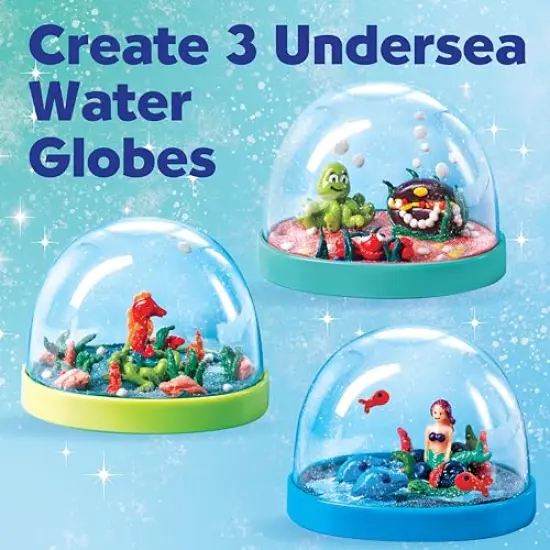 Make 3 DIY Snow Globes, Arts and Crafts for Boys and Girls, Kids Activities and Birthday Gifts for Ages 6-8+ {6}