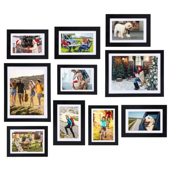 Picture Gallery Wall Frame Set Collage. {1}
