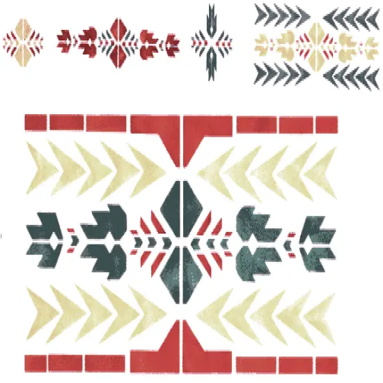 Southwest Wall Stencil {1}