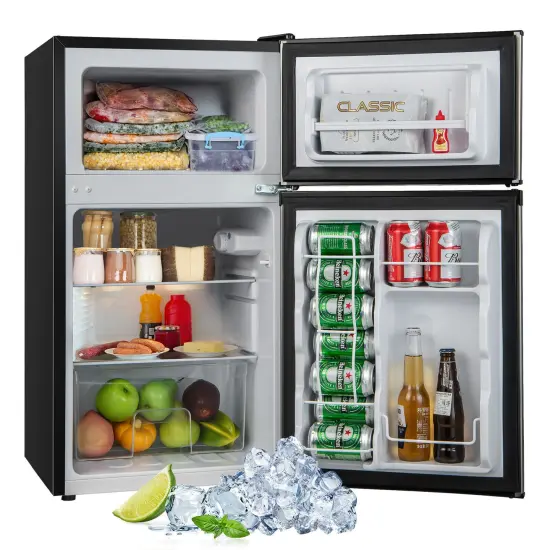 3.2 Cu. Ft Compact Mini Fridge with 5 Temperature Settings {6}