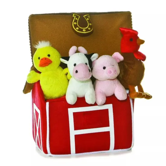 Aurora World My Barnyard Friends Plush Playset with Animal Sounds {3}