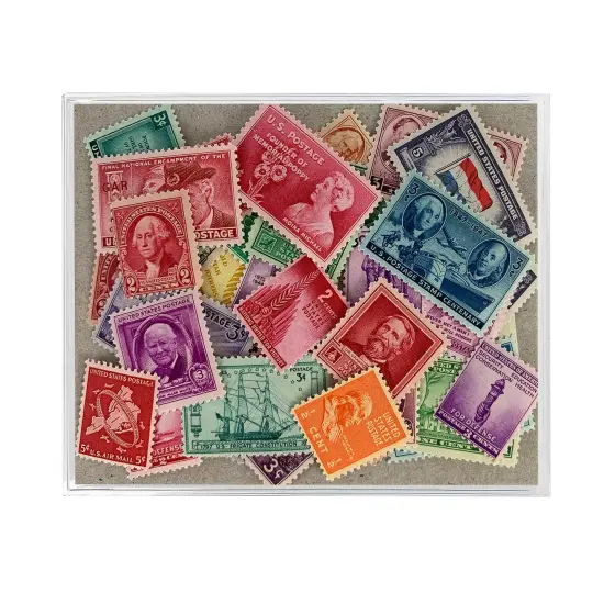 40 U.S. Postage Stamps from the 1910's, 1920's, 1930's & 1940's {2}