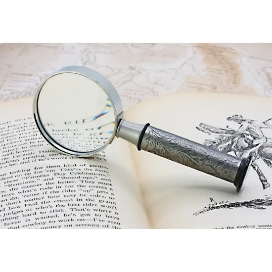 Silver Mercury Dime Magnifying Glass {3}