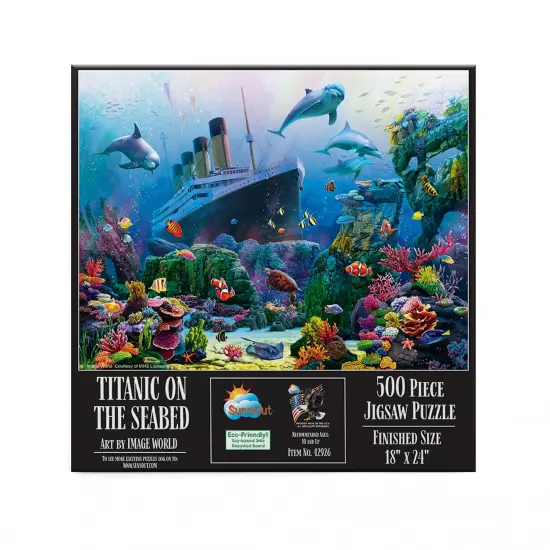Sunsout Titanic on the Sea Bed 500 pc Jigsaw Puzzle 42926 {4}