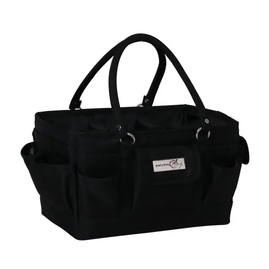 Everything Mary Deluxe Store & Tote Craft Organizer, Black {1}