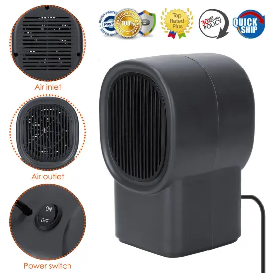 Electric Portable Heating Fan Mini Space Heater. {1}