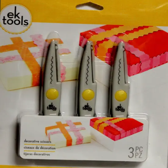 EK Tools Decorative Scissors-3 Piece {1}