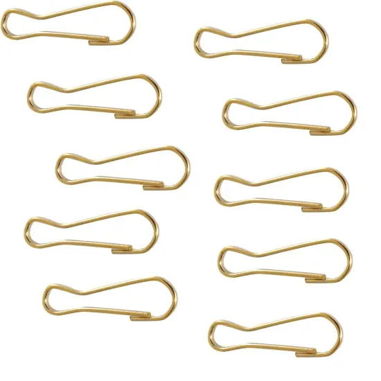 Lanyard Hook Clasp 3/4" Gold Color (Package of 10) {1}