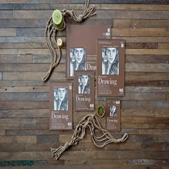 Medium Drawing Spiral Paper Pad 11"X14"-24 Sheets -400500 {3}