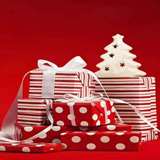 12 Pieces 8x8x4 Inches Gift Boxes White Paper Gift Boxes with Lids for Gifts, Wedding Present, Bridesmaid Proposal Box, Birthday Party Favor, Easy Assemble Box with 66ft Twine {5}