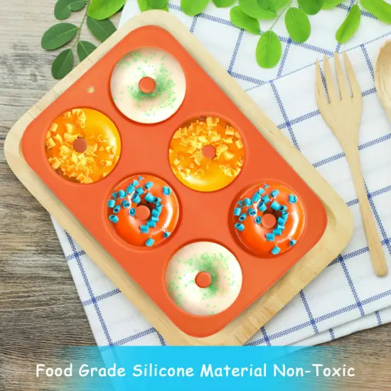 Kitcheniva Silicone Donut Molder Orange {1}