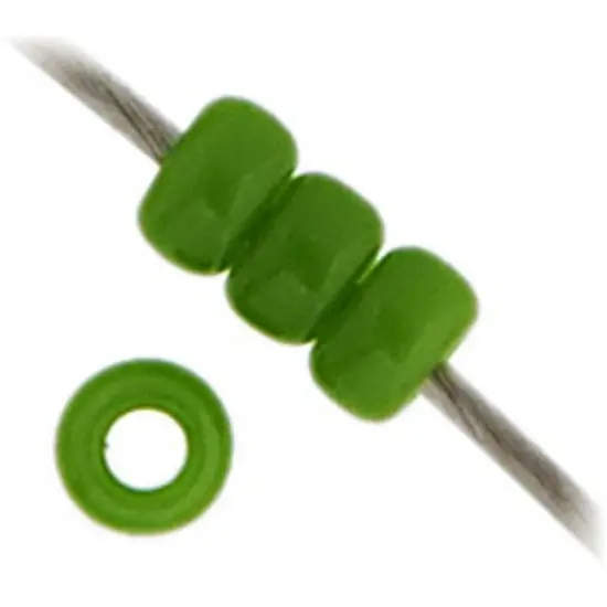 Miyuki 250g Opaque Round Rocailles Seed Beads, 11/0 Green Pea #411 {2}