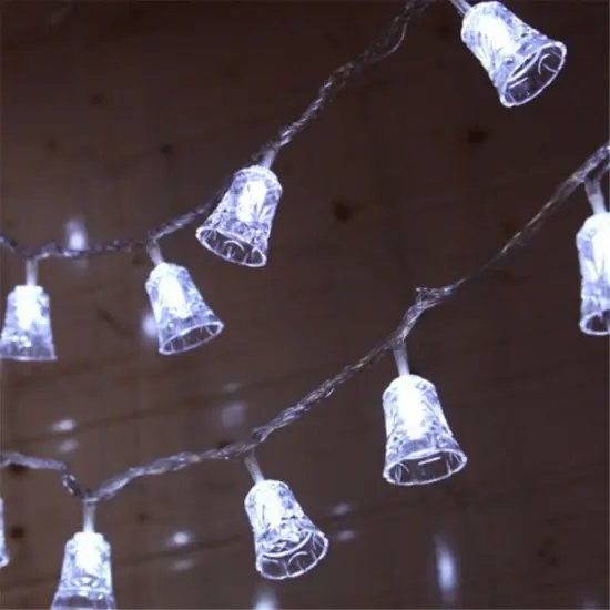 Kitcheniva 20 LED String Light Solar Garden Christmas Decoration Cold white {2}