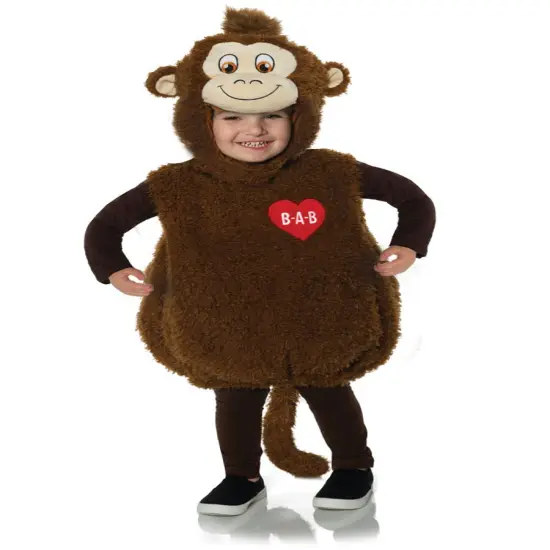 Belly Babies Plush Build-A-Bear Smile Monkey Toddler Costume {1}