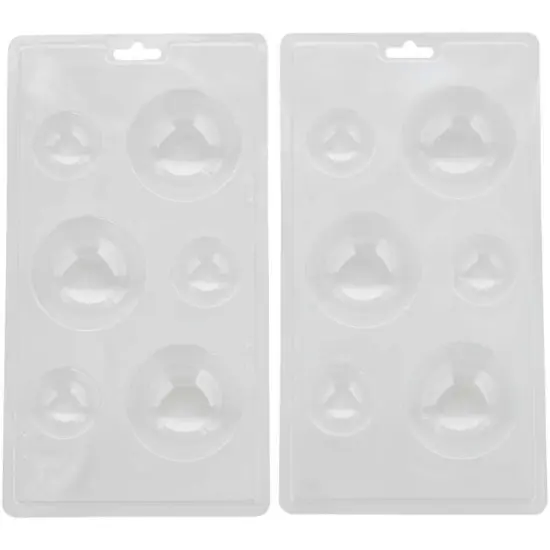 Valentine's Day Hot Cocoa Bomb Plastic Candy Mold, 6-Cavity {2}