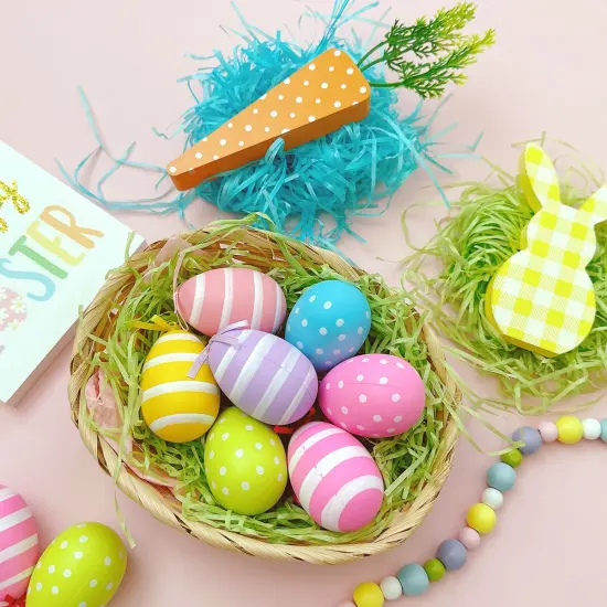 Wrapables Easter Grass Package Filler, Shredded Paper for Gift Wrapping, Basket Filling, Packing (Set of 3) {3}