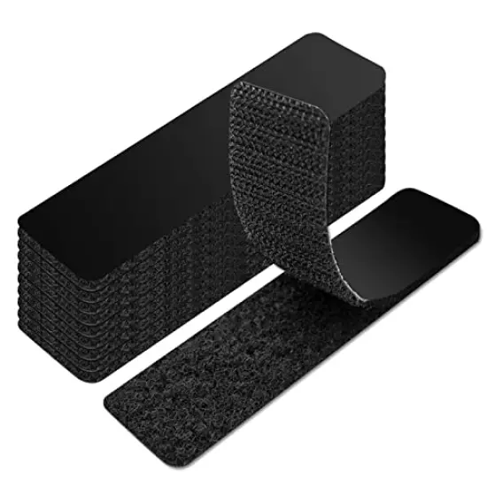 16 Pieces Hook and Loop Tape Sticky Back,1 in.x 4 in. Double-Sided Command Adhesive Strip Heavy Duty {2}