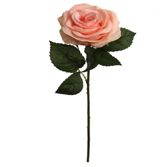 20" Pink Open Rose D&eacute;cor - Set of 48, 4" Diameter Blooms, Lifelike Flowers, Perfect for Arrangements, Events & Home D&eacute;cor - Ideal for All Seasons, Floral Home by Artificial Flowers {1}