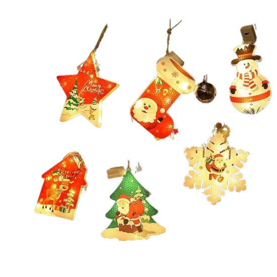 Kitcheniva Christmas Window Hanging LED Ornament {2}