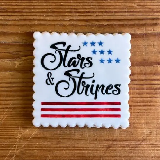 Stars & Stripes Cookie & Craft Stencil | CM208 by Designer Stencils | Cookie Decorating Tools | {3}