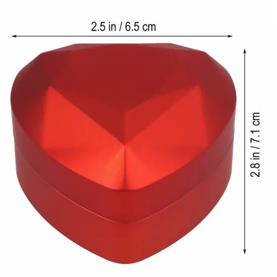 Kitcheniva 1 Pack Diamond Ring Box With LED Light Pink {5}