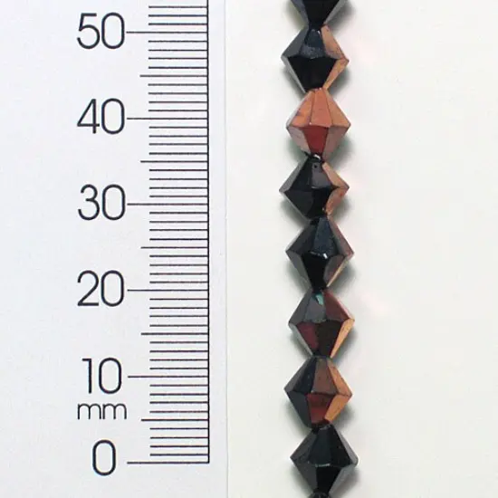 6 Packs of Diamond Faceted Glass Bead 8 Inch Strand {1}