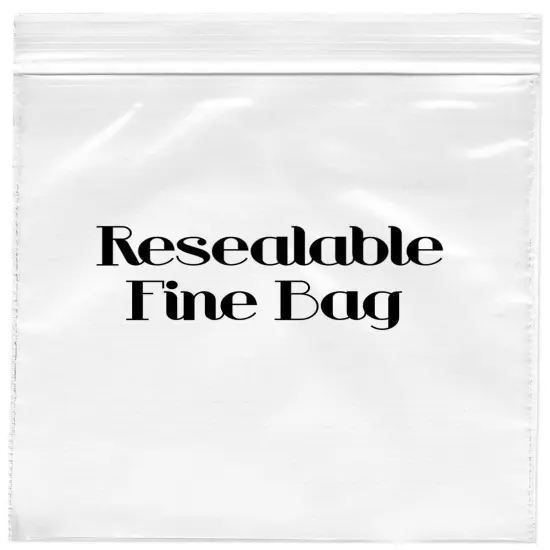 Resealable Fine Bag 3x4" 4ml - Pack of 10 {1}