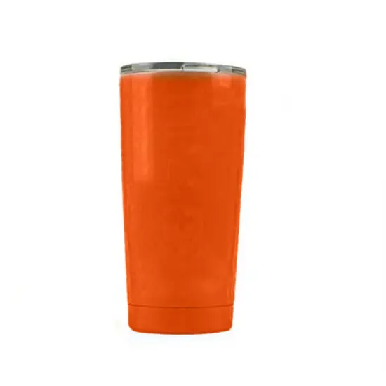Kitcheniva Double Walled Stainless Steel Tumbler With Resistant Lid 20 oz Orange {1}