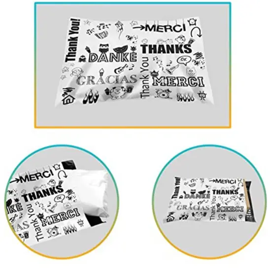 Glossy Design Poly Mailer Envelopes 10" x 13" Multi design, Weight 0.25 to 1 Ib {7}