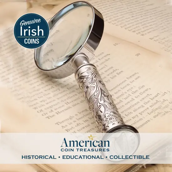 Irish Three Pence Magnifying Glass {2}