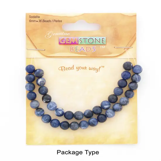 Sodalite Natural Gemstone Beads and Pendants Collection - Value Pack {2}