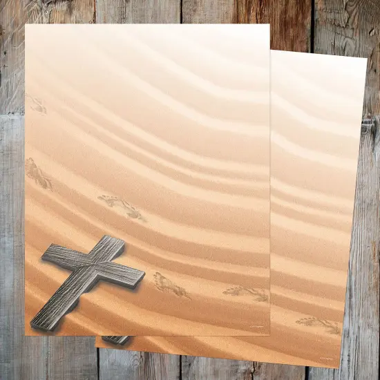 Great Papers! Crossing Stationery Religious Letterhead, Invitations and Announcements, Printer Friendly, 8.5"x11", 80 Pack {3}