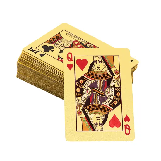 Ben Franklin 24 Kt Gold Foil Playing Cards {2}