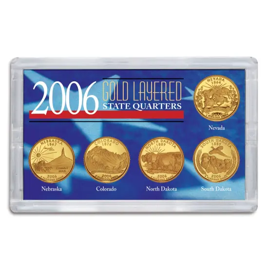 2006 Gold-Layered State Quarters {1}