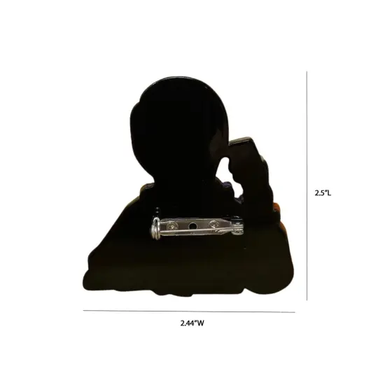 Wrapables Acrylic Fashion Brooch Pin for Sweaters, Coats, Scarves, and Bags, Eclectic {2}