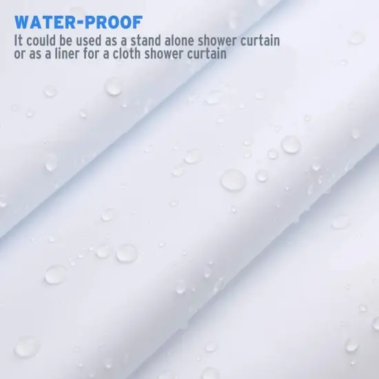 Kitcheniva "Get Naked" Printed Bathroom Shower Curtain {3}