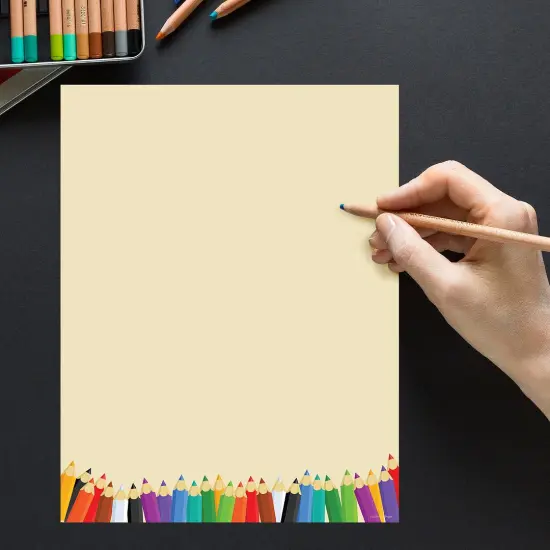 Great Papers! Back to School Stationery Letterhead, Invitations and Announcements, Printer Friendly, 8.5"x11", 80 Pack {3}