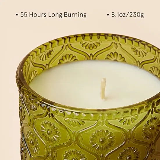 Scented Candle, Christmas Candles, Holiday Gifts, Pine Pomegranat Scented Candle, Candles for Home Scented, 50 Hours Long Burning {5}