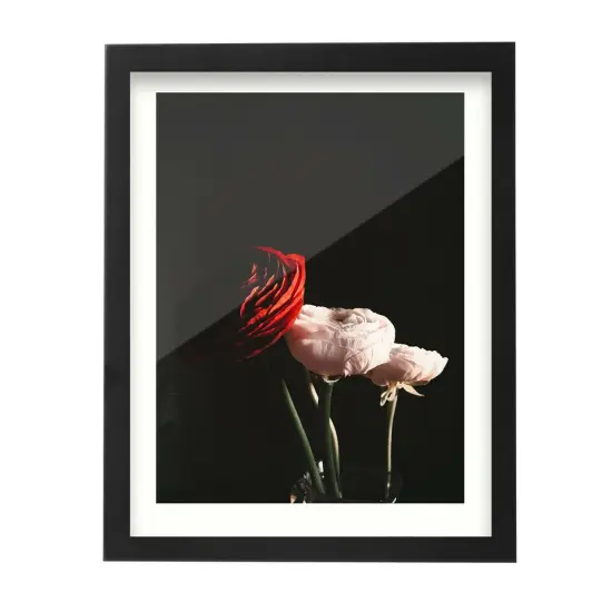 Wood Photo Frame Set Wall Mounting Poster Display {2}