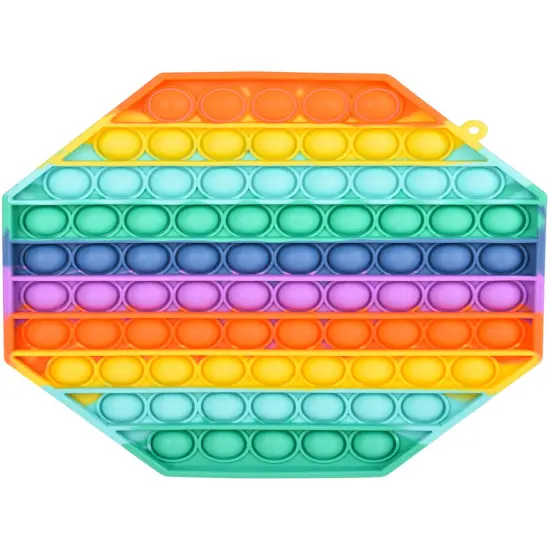 Jumbo Octagon Shape Bubble Popper Toy 8" {1}