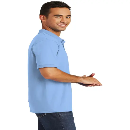 Port & Company&reg; Collared Core Blend Jersey Knit Polo Jet black {5}