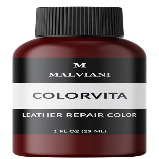 Leather Repair Color Restore for Faded and Scratched Couches Red burgundy {1}