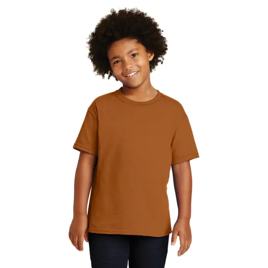 RADYAN&reg; Youth Crew Neck Short Sleeve T-Shirt Texas orange {1}