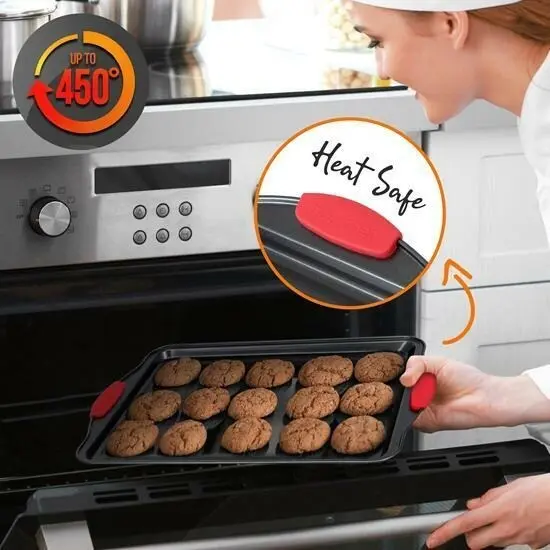 Nonstick Gray Coating Carbon Steel Kitchen Oven Baking Pans {3}